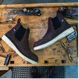 Women’s Brown Leather Chelsea Boots